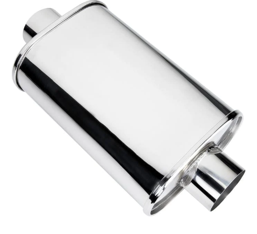 304 Stainless Muffler Mirror Polished 2.5