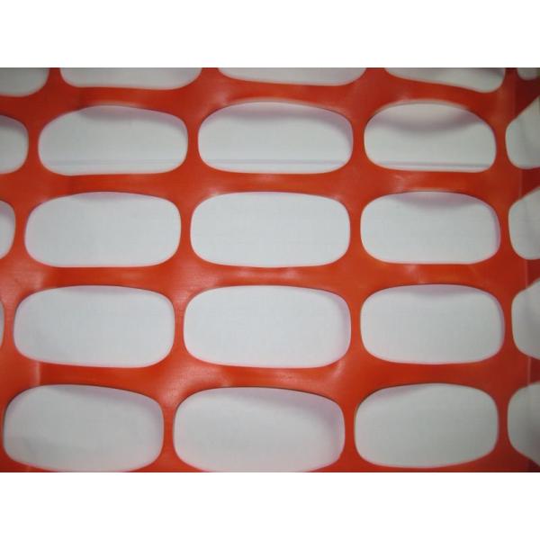 Virgin HDPE Plastic Barrier Fencing Mesh For Construction Warning Barrier 110*26mm