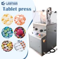 Candy Herbal Pill Medicinal Tableting Maker Máquina de Fabricação de Leite Rotary Tablet Press