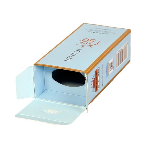 Напечатанный картонный косметический комплект для упаковки