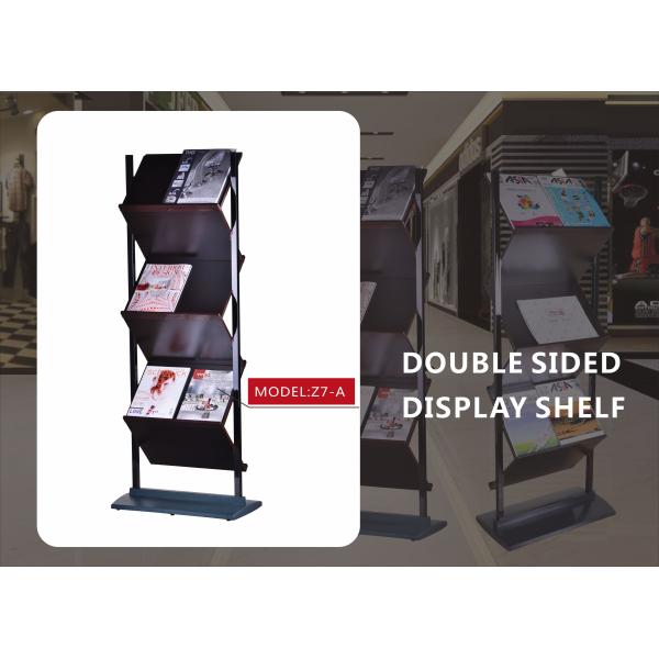 Zig Zag Detachable Information Display Stand 460X350mm Aluminum Profile