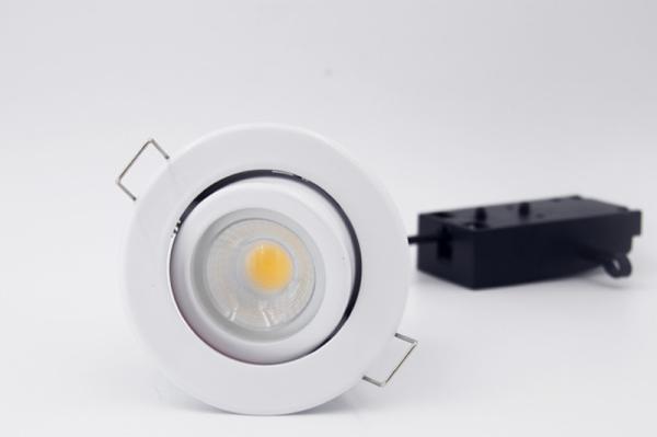 70mm Cut Out Downlights 600lm Fire Rated Downlight With Connection Box