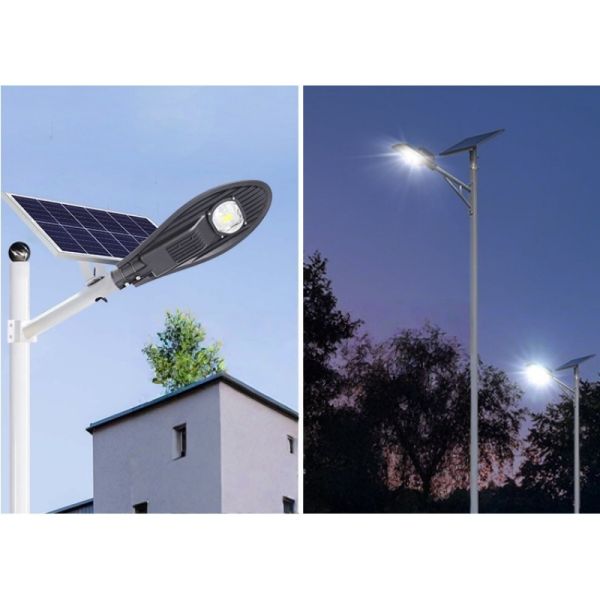 Solar Street Light With Weatherproof IP65 Split Water And Dust Resistance 6-8m Pole Height
