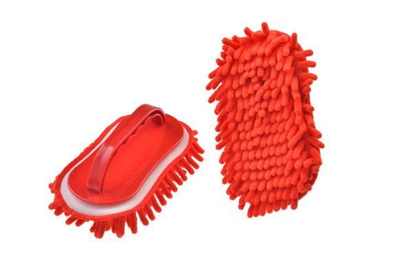 Microfibre Cleaning Pads Cloths Sponge Scourers Microfibre Pads For Steam Mop