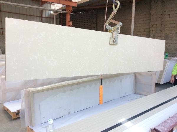 P8430 Yellow Quartz Stone with White Veining Slab Thickness 1.2cm / 2cm / 3cm