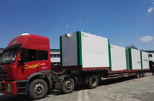 300*150*270cm Pequena estação de tratamento de águas residuais para tratamento de águas residuais industriais domésticas