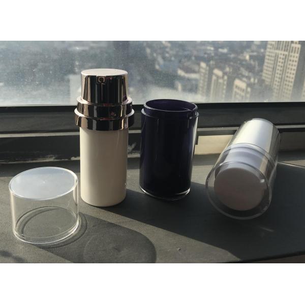Skin Care Cosmetic Packaging 30ml 50ml Replaceable Airless Bottle with Screen Printing