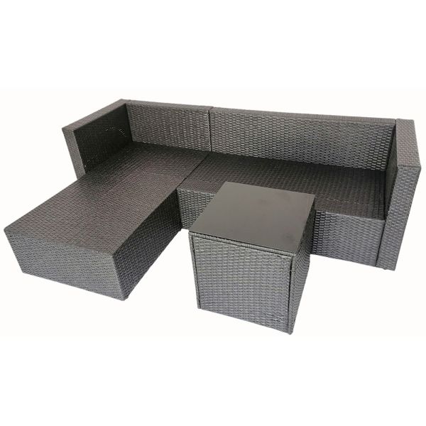 Factory Hot Sale High Quality Good Price PE Wicker Sofa Set Indoor Outdoor Rattan Wicker Garden Furniture
