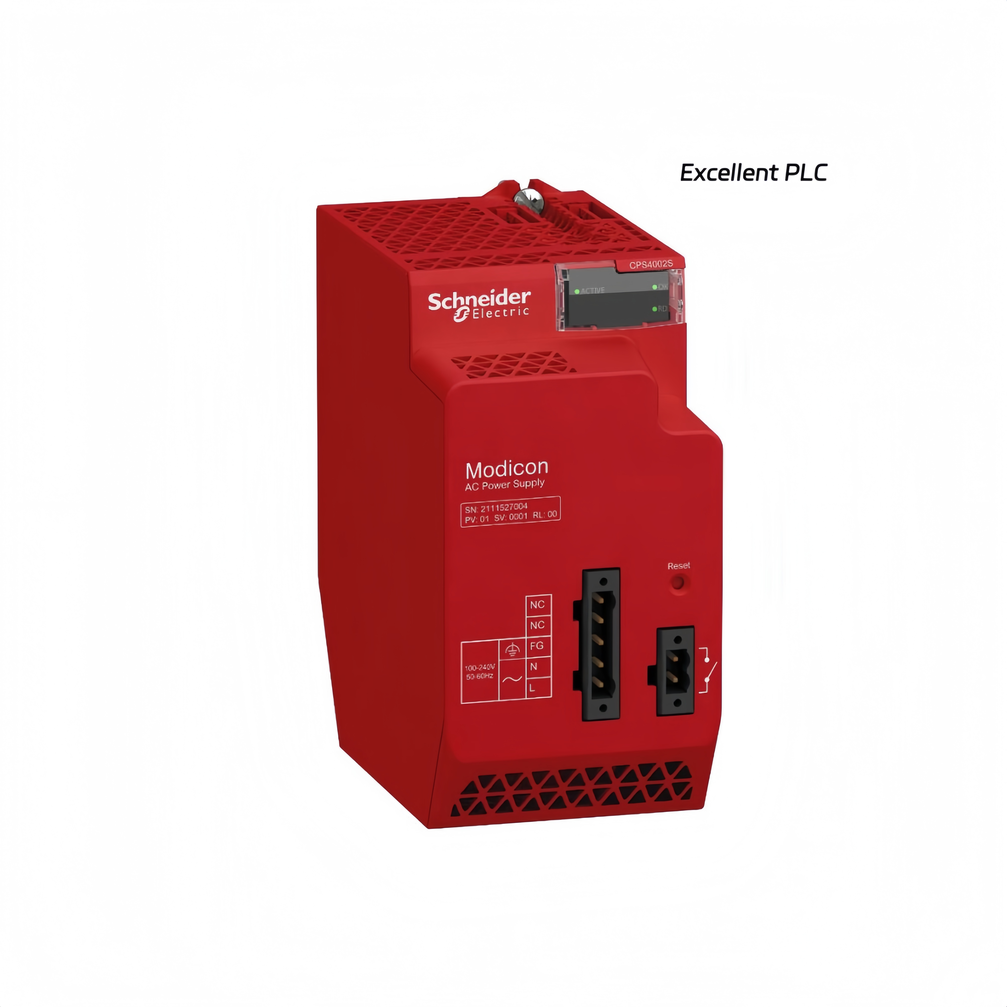Schneider  BMXCPS4002S Redundant Power Supply Unit by  Electric for High Availability PLC Systems