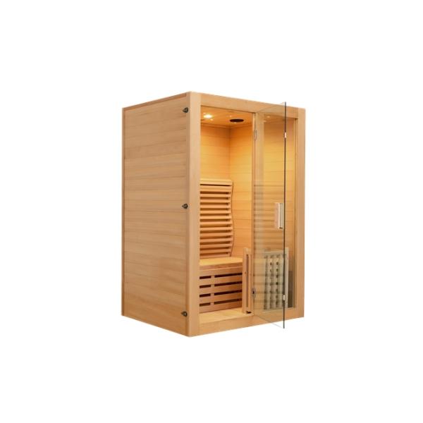 3KW Canadian Cedar One Person Steam Sauna Room Wooden Steam Bath Cabin