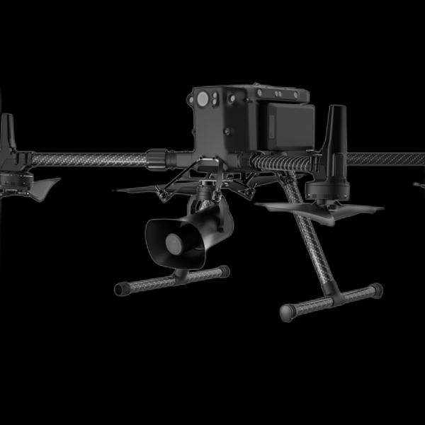 25W Drone Speaker System 130dB Drone Speaker Megaphone Small