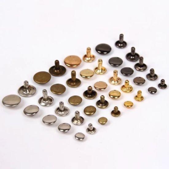 Função de fixação DIN Standard 5mm 11mm Rebites de aço inoxidável de tampa dupla para fixação