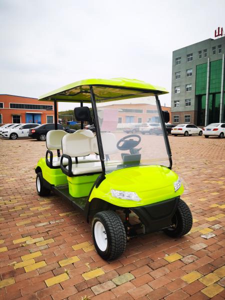 A fábrica produz 4 carrinhos de golfe elétricos, scooter para inspeção de casa, carro elétrico de passeio de quatro rodas