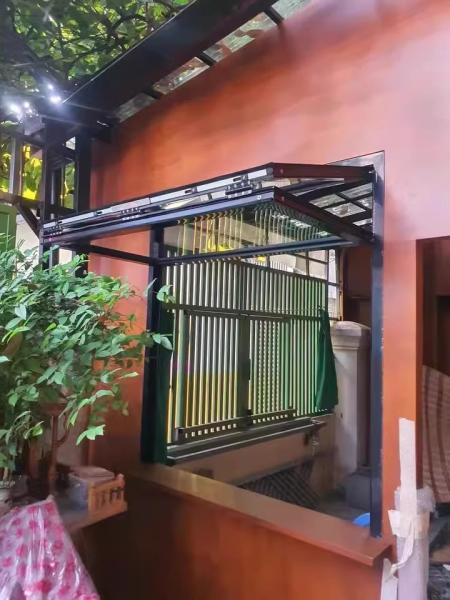 Factory Custom Thermal Windows Double Glazed Folding Sliding Window Aluminium Tempered Glass Bifold Windows