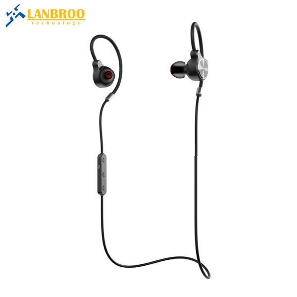 IPX7 waterproof bluetooth earphone sport mobile phone earhook headphone compatible iOS and android mobiles and tablets