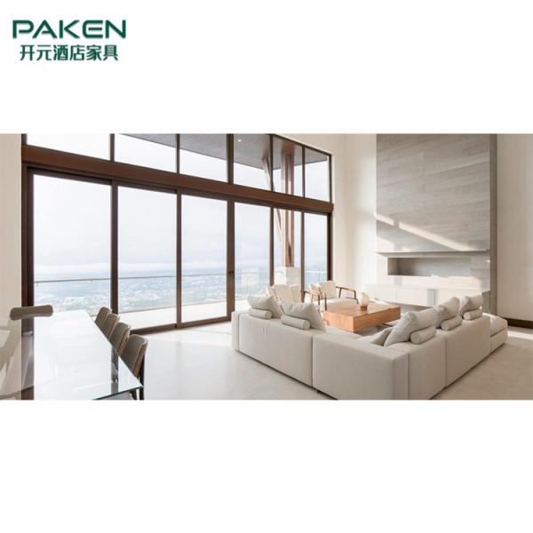 Чистый и сжатый стиль подгоняет современную мебель комнаты прожития мебели виллы