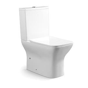 Siphon égoutter deux pièces toilettes sans bordure plancher monté économiser l'eau