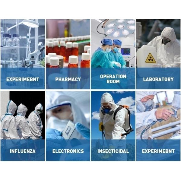 Single Use Disposable Safety Coveralls Protective Clothing Against Infection