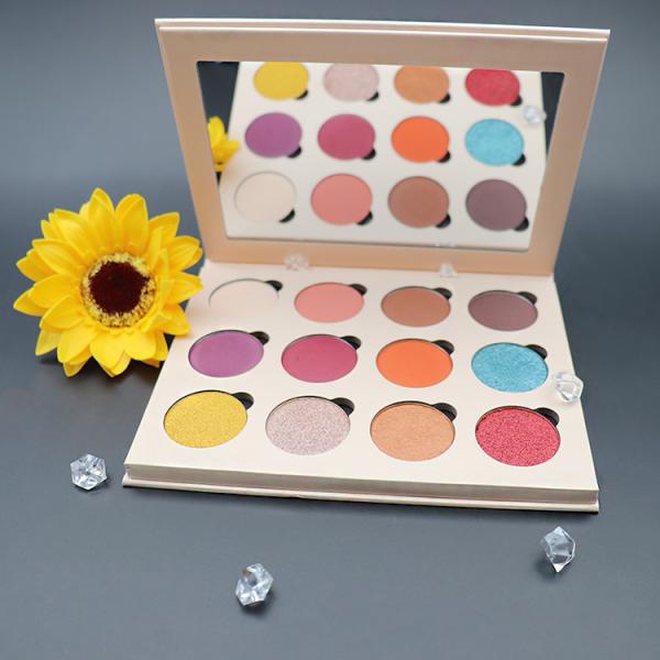 paleta mineral dramática 16.2*12.3*3.3cm da sombra da composição do ISO 500pcs