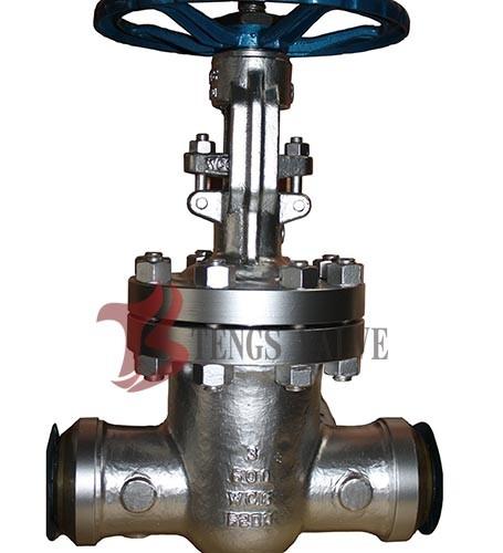 Backseat Design Cast Steel Gate Valve , HF 600LB Butt Weld Gate Valve
