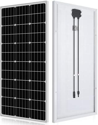 100W Solar Panel Monocrystalline Solar Panel High efficiency Solar Panel for RV