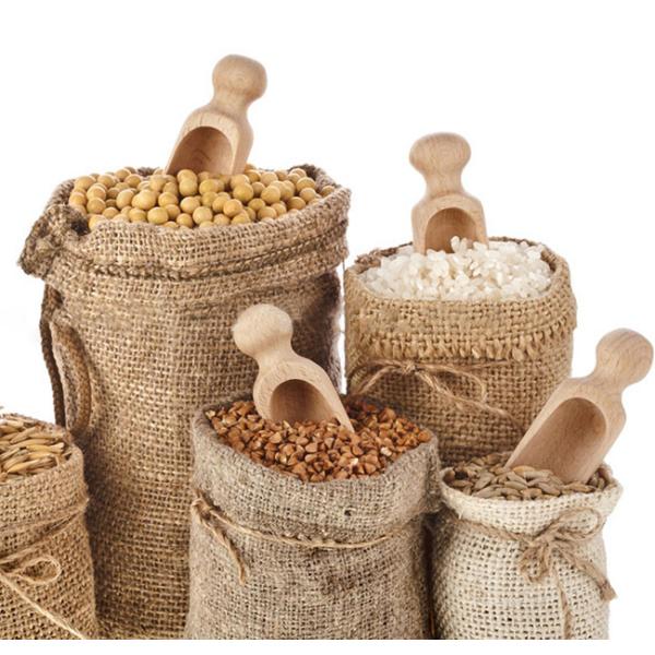 Универсальная сумка Drawstring мешковины, Antiwear сумки джута для кофейных зерен