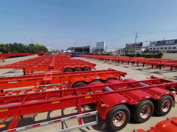 CIMC Quality Vehicle Products Steel Material Skeleton Semi-Trailer