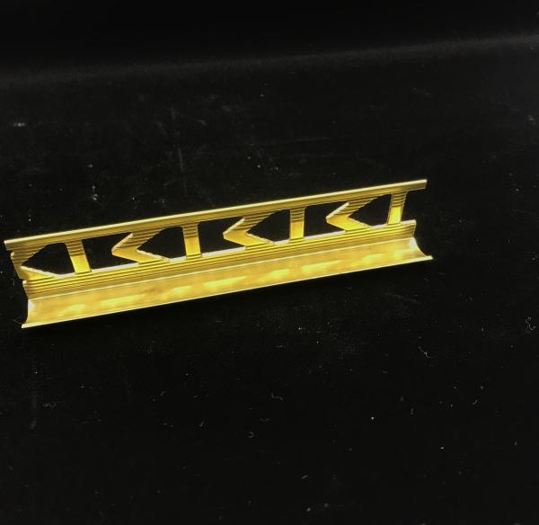 Corrosion Resistant Brass Effect Stair Nosing , 59% Copper Safety Stair Tread Nosing