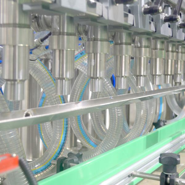 Máquina de enchimento a quente de óleo lubrificante de 10 cabeças de pistão certificada CE/ISO9001