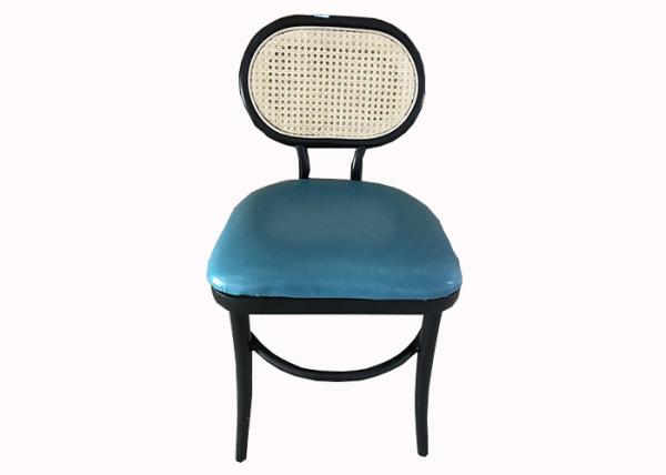 PU Leather 47cm 80cm Upholstered Restaurant Dining Chairs