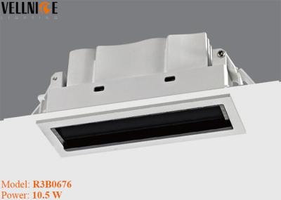5 head Iguuzini 10.5W Linear Wall Washer , High CRI Led Recessed Downlight