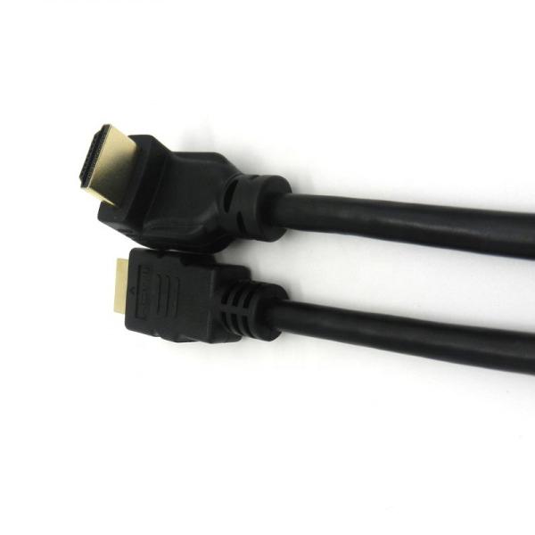 Conector de ouro com ângulo de 90 graus 2.0V 4K 60Hz cabo HDMI 1,5m para multimídia