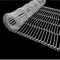 Food Grade Stainless Steel Standard  Ladder Enrober Metal Conveyor Belt  For Food Industry