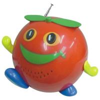 Projeto bonito Mini Stereo do tomate do rádio de FM dos desenhos animados super construído no brinquedo do orador