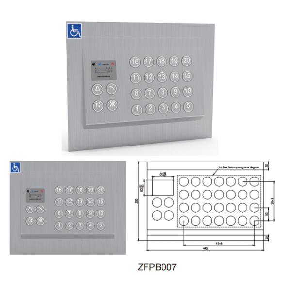 Лифт из нержавеющей стали Доступная панель COP отключенная панель управления для лифта