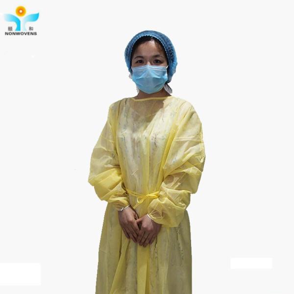 Non Woven Fabric Anti Static Dust Proof  Protective Suit Operation Gown Lab Coat