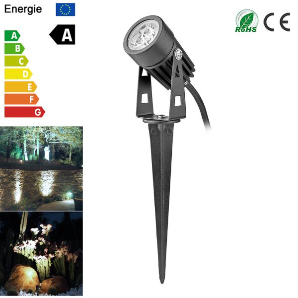 Exterior Commercial Electric Led Spike Lights For Garden Outdoor Waterproof