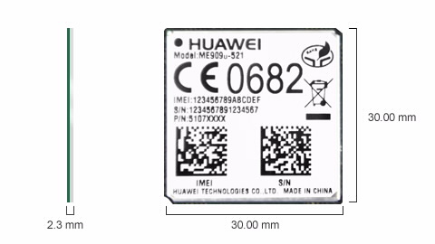 Высокоскоростной модуль ME909U-521 миниое PCIE связи 4G LTE HUA ВЭЙ