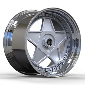 Llantas de aleación de aluminio personalizadas 5x108 2PC Patrón de pernos 22x9 y 22x10 para Jaguar F-Type