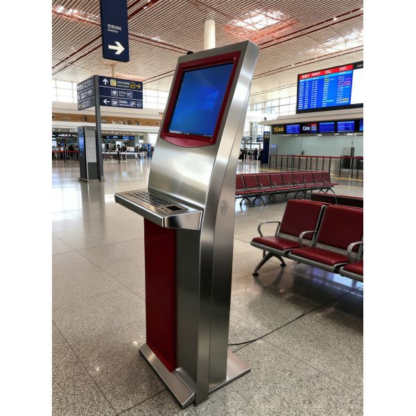 Floor Standing Touch Screen Kiosk engineered to provide interactive experiences in shopping malls airports and exhibition centers