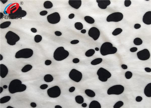 Animal Printed Warp Knitting Polyester Velvet Fabric Brushed Velboa Fabric