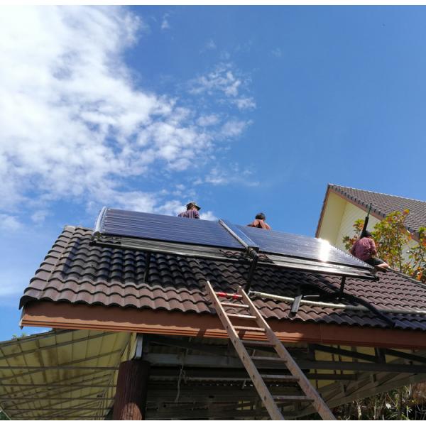 Commercial Vacuum Tube Solar Collector Vertical Mounted 25 - 30 Tubes / Set