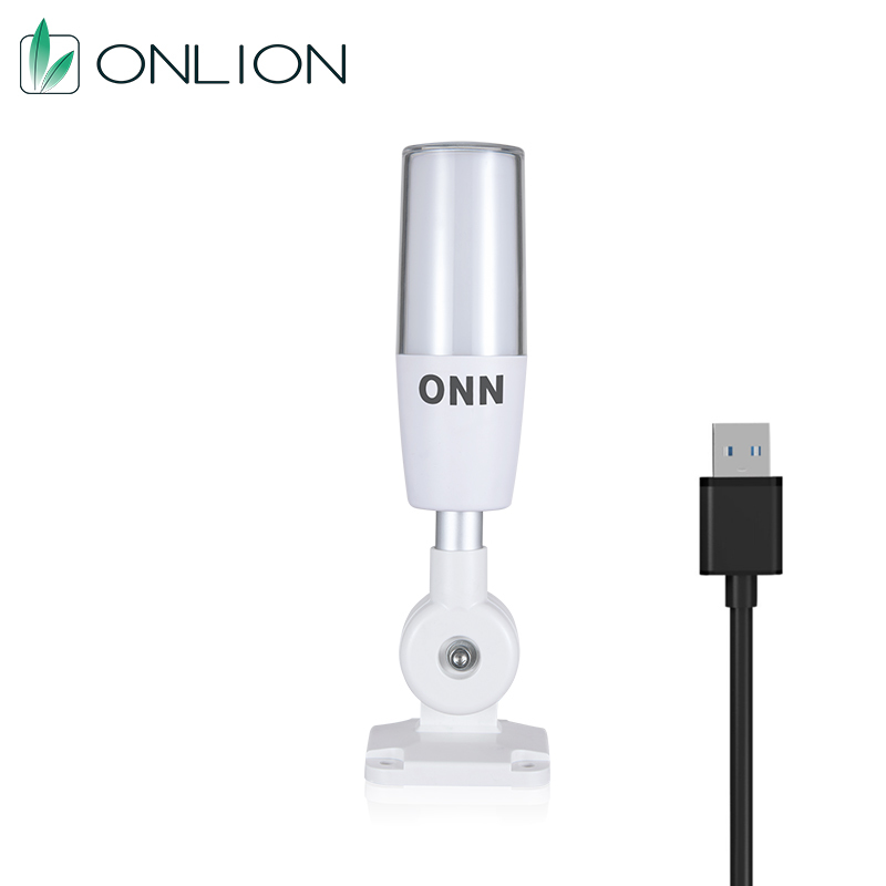 ONN-M4T-USB 7 Colors DC5V LED Signal Tower Light IP53 Custom Pole For Industrial Equipment