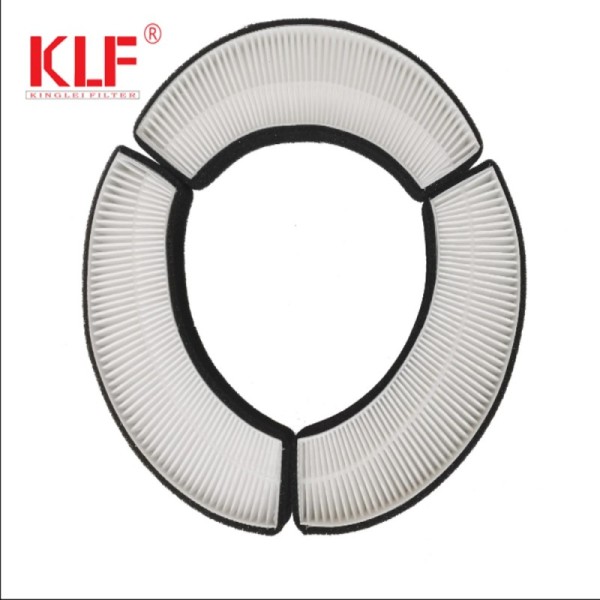 Wholesale Customized HEPA Filter with 99.99% Efficiency Low Resistance Pleated Air Purifier Filter