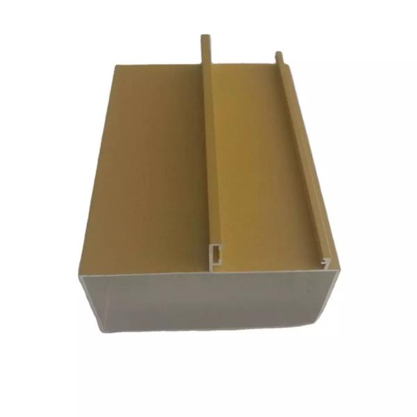 1.1mm Yellow Powder Coated Aluminium Extrusions For Casement Windows