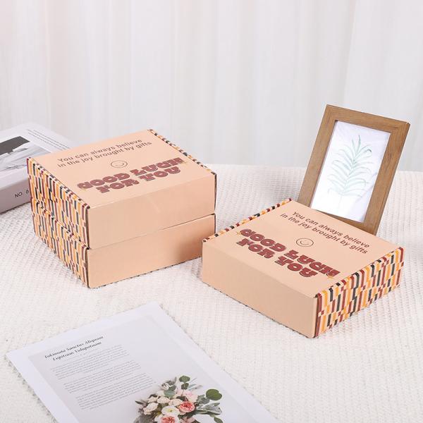 Printed Corrugated Paper Box, Corrugated Custom Clothing Packaging Express Airplane Box Thickened
