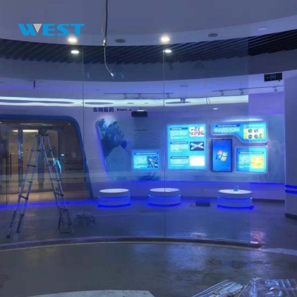 VLT 89% Switchable Privacy Glass Film Moisture Resistant For Residential Spaces