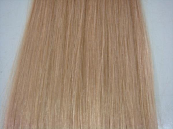 Extensions de cheveux blonds en lot et closure raides 100 grammes