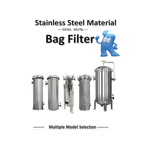 Stainless Steel Bag Filter Diesel Gasoline Engine Oil Large Flow Filter