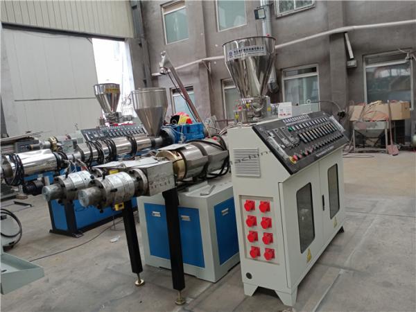 Energy Saving Double Screw Extrusion Line for Plastic Pipe Production